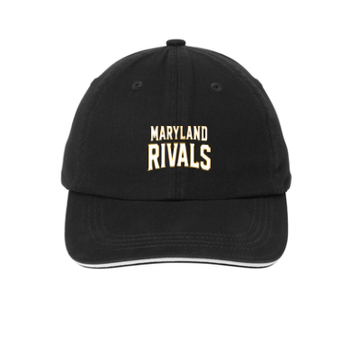 Sandwich Bill Cap with Striped Closure