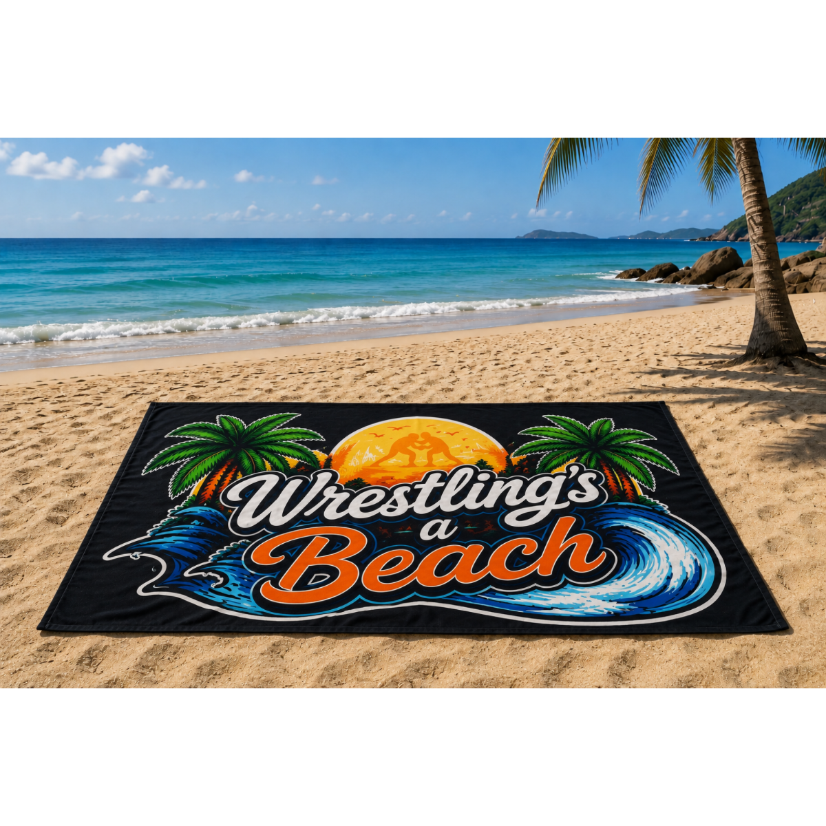 Beach Wrestling Blanket