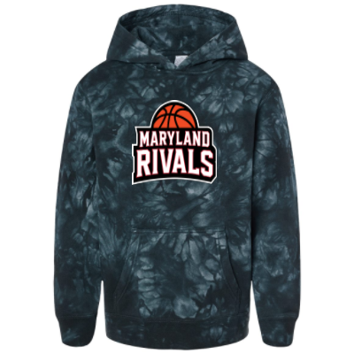 Youth Midweight Tie-Dyed Hooded Sweatshirt