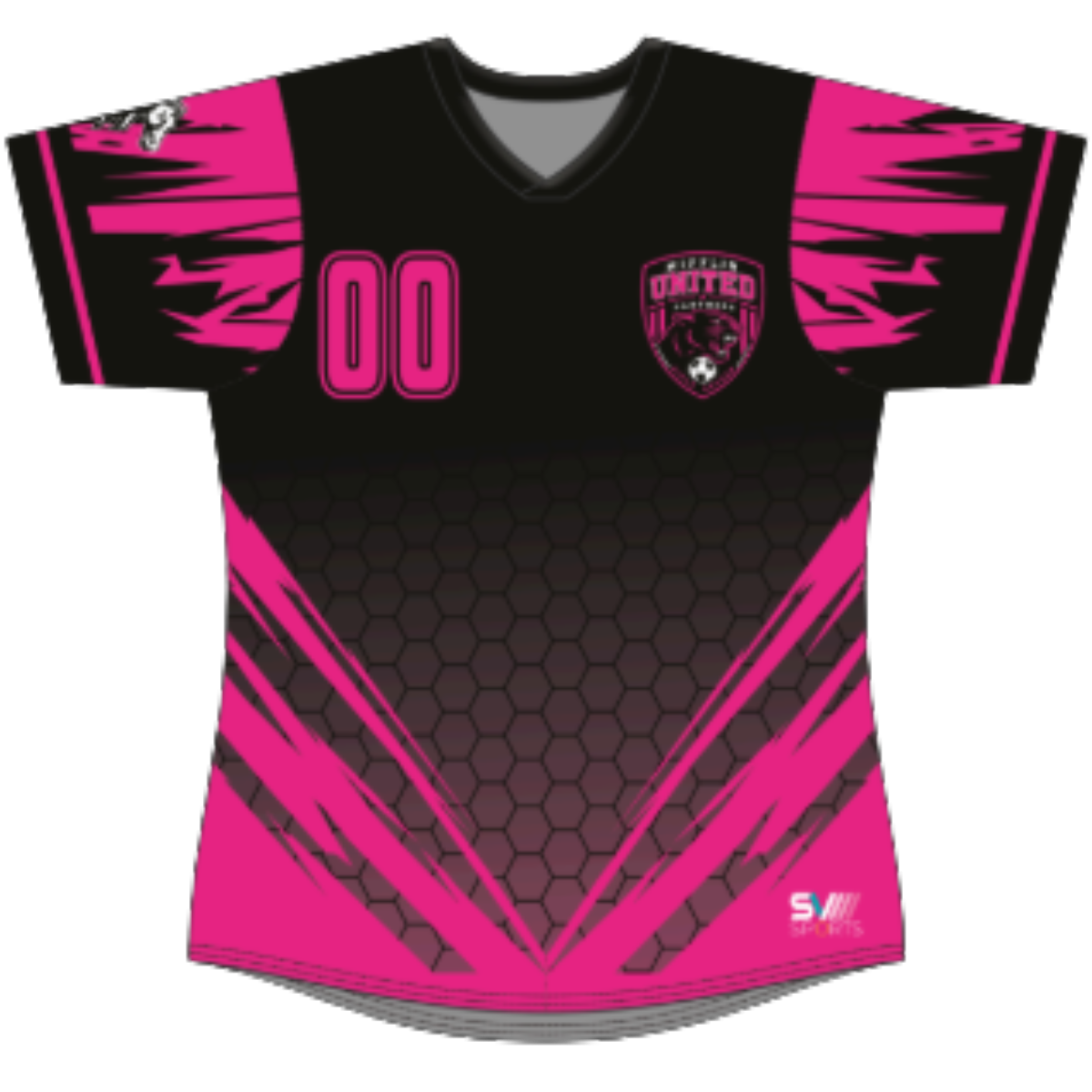 Semi-Fit Laker Neck Set Sleeve Jersey