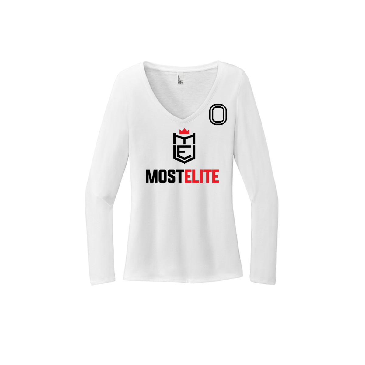 Women's Long Sleeve Tri-Blend V-Neck Tee