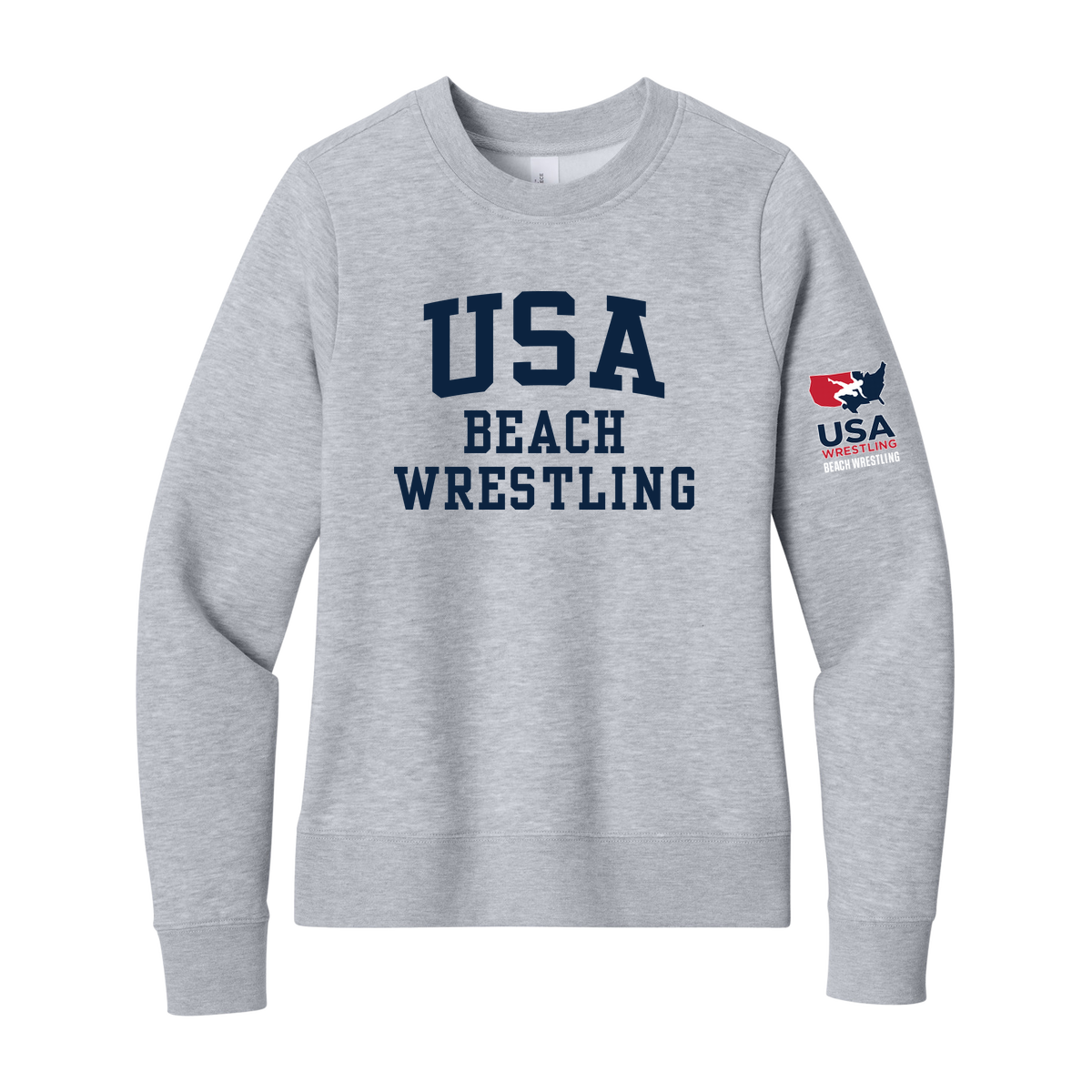 Women's USA Beach Wrestling Crew Sweatshirt