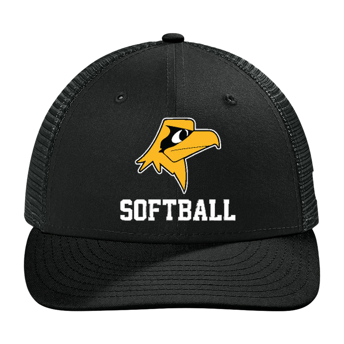 New Era Snapback Low Profile Trucker Cap