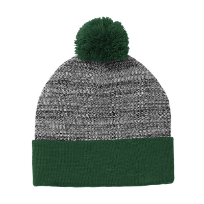 Heather Pom Pom Beanie