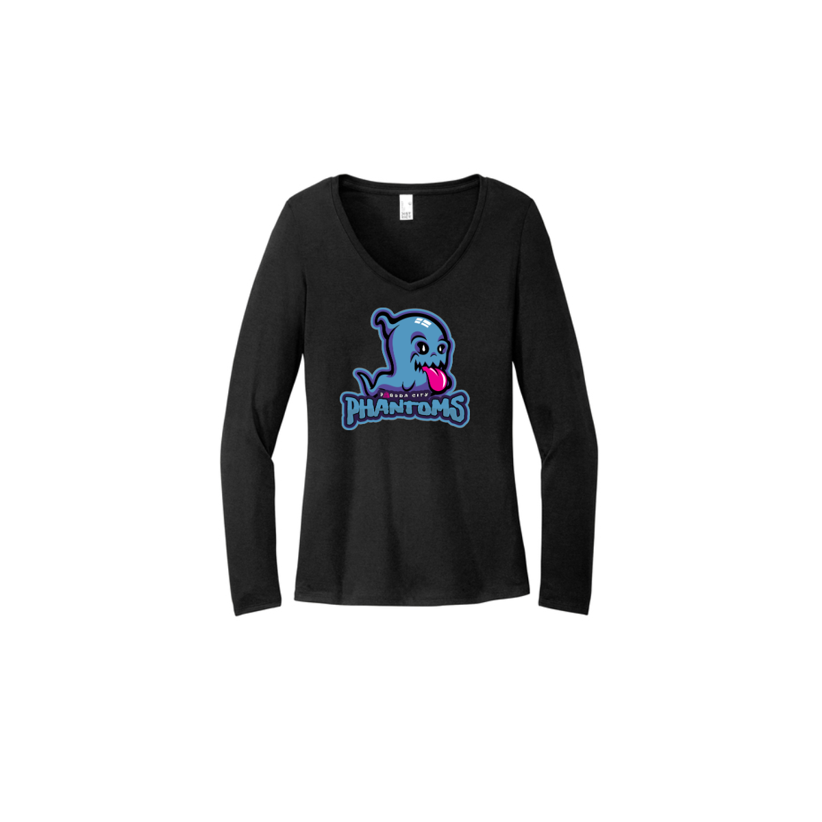 Women's Long Sleeve Tri-Blend V-Neck Tee