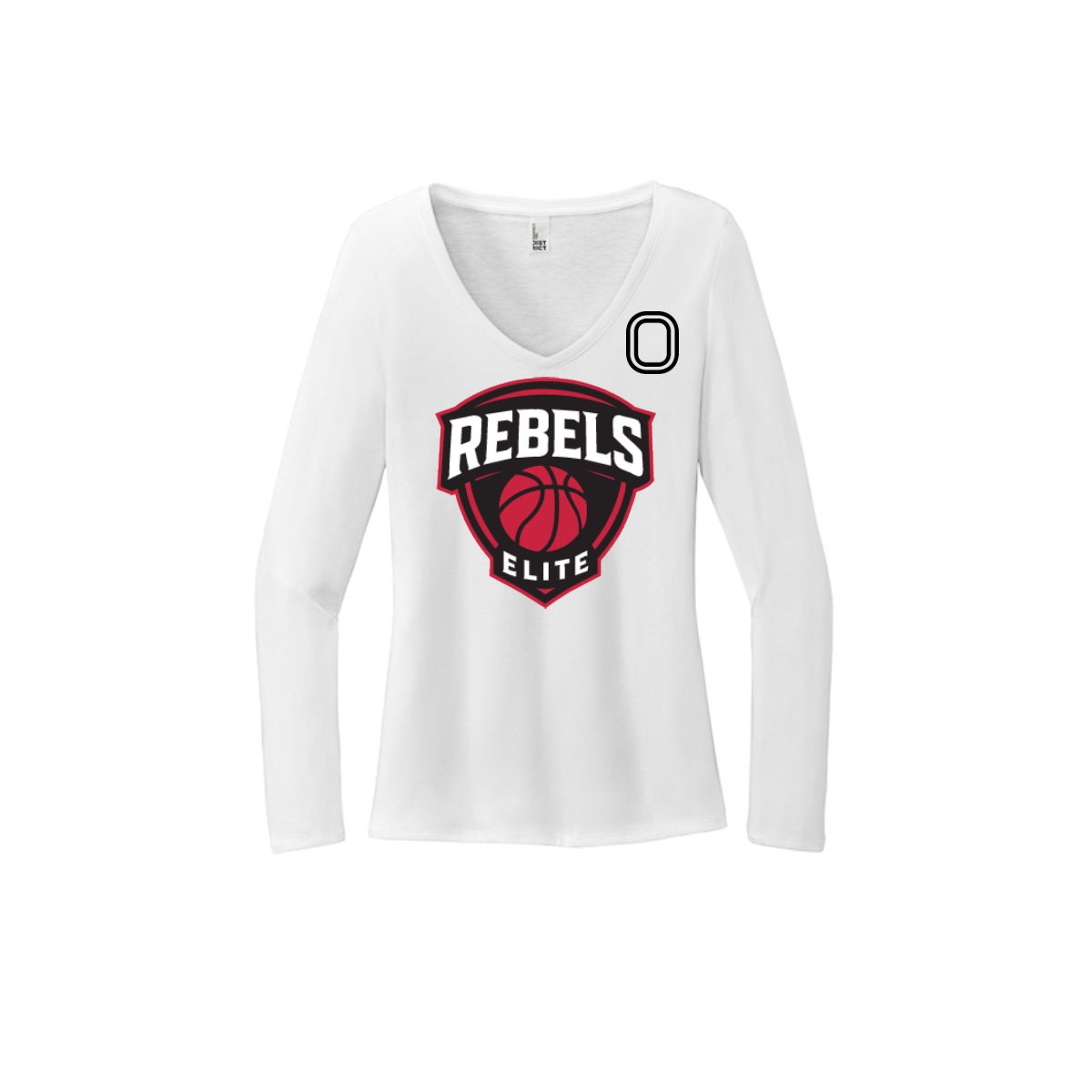 Women's Long Sleeve Tri-Blend V-Neck Tee