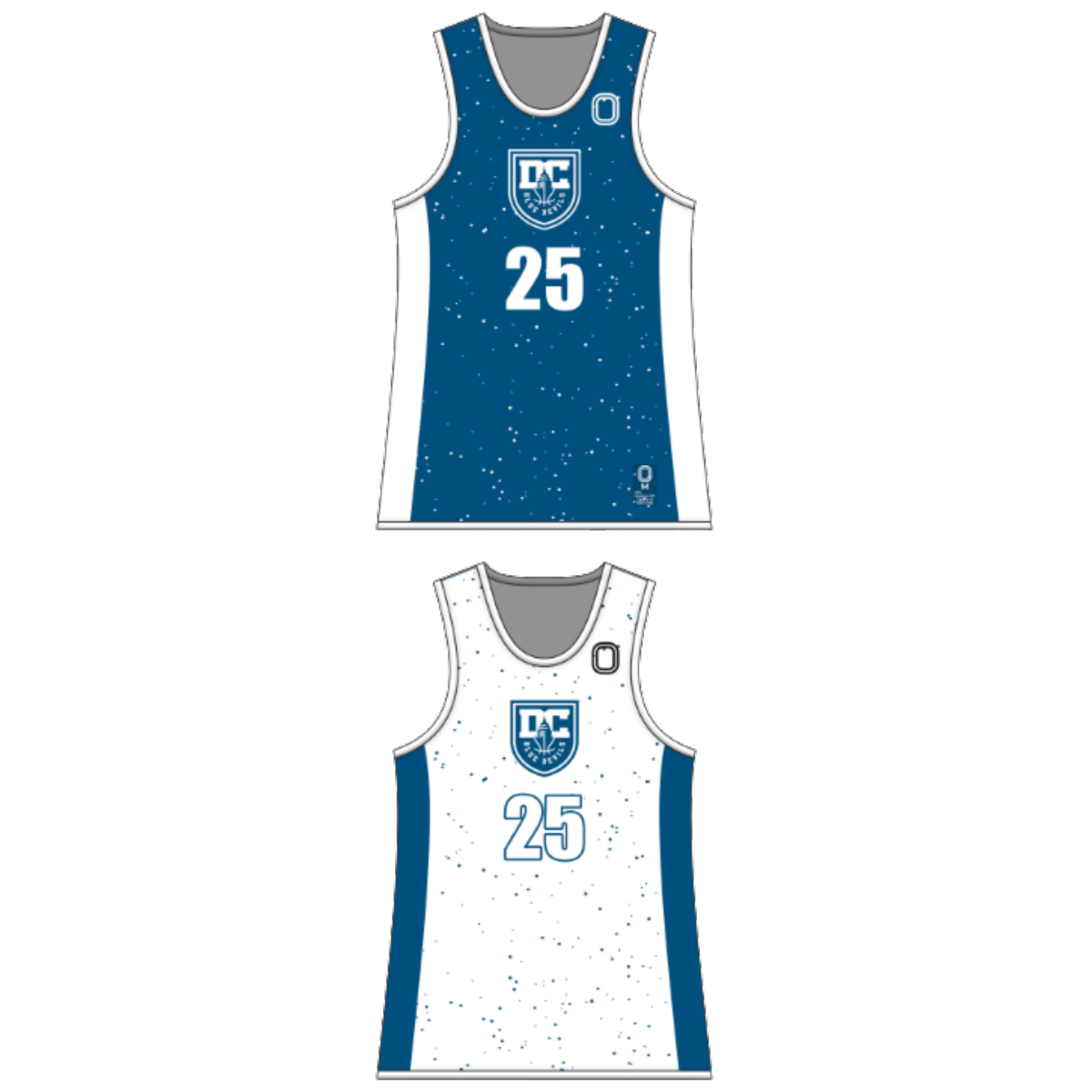 Fitted Reversible Basketball Jersey