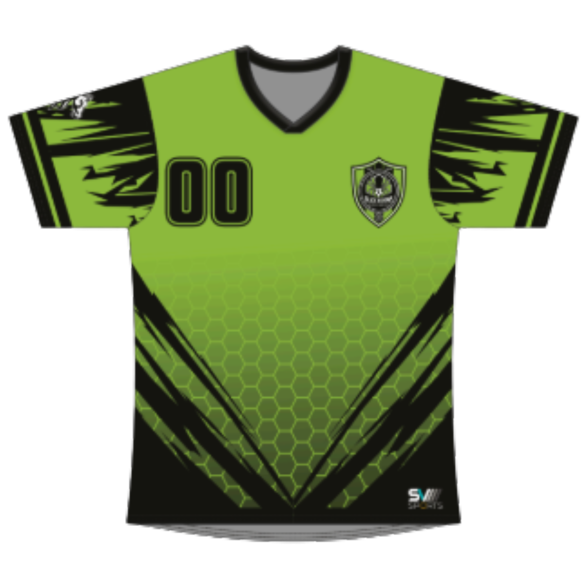 Semi-Fit Laker Neck Set Sleeve Jersey