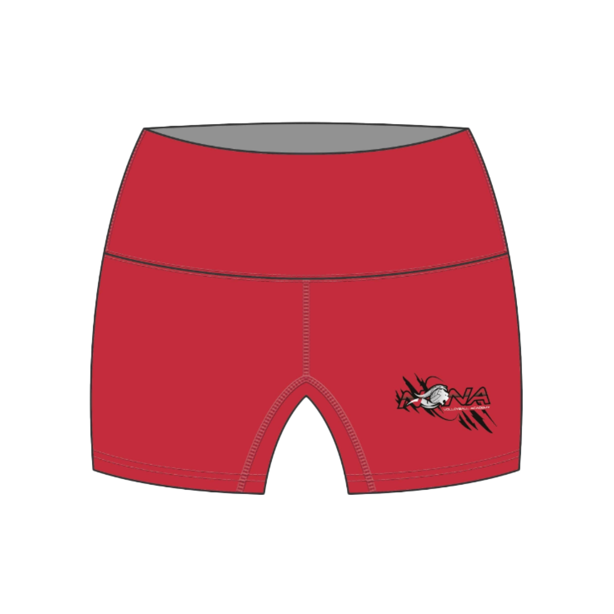 Red Volleyball Shorts