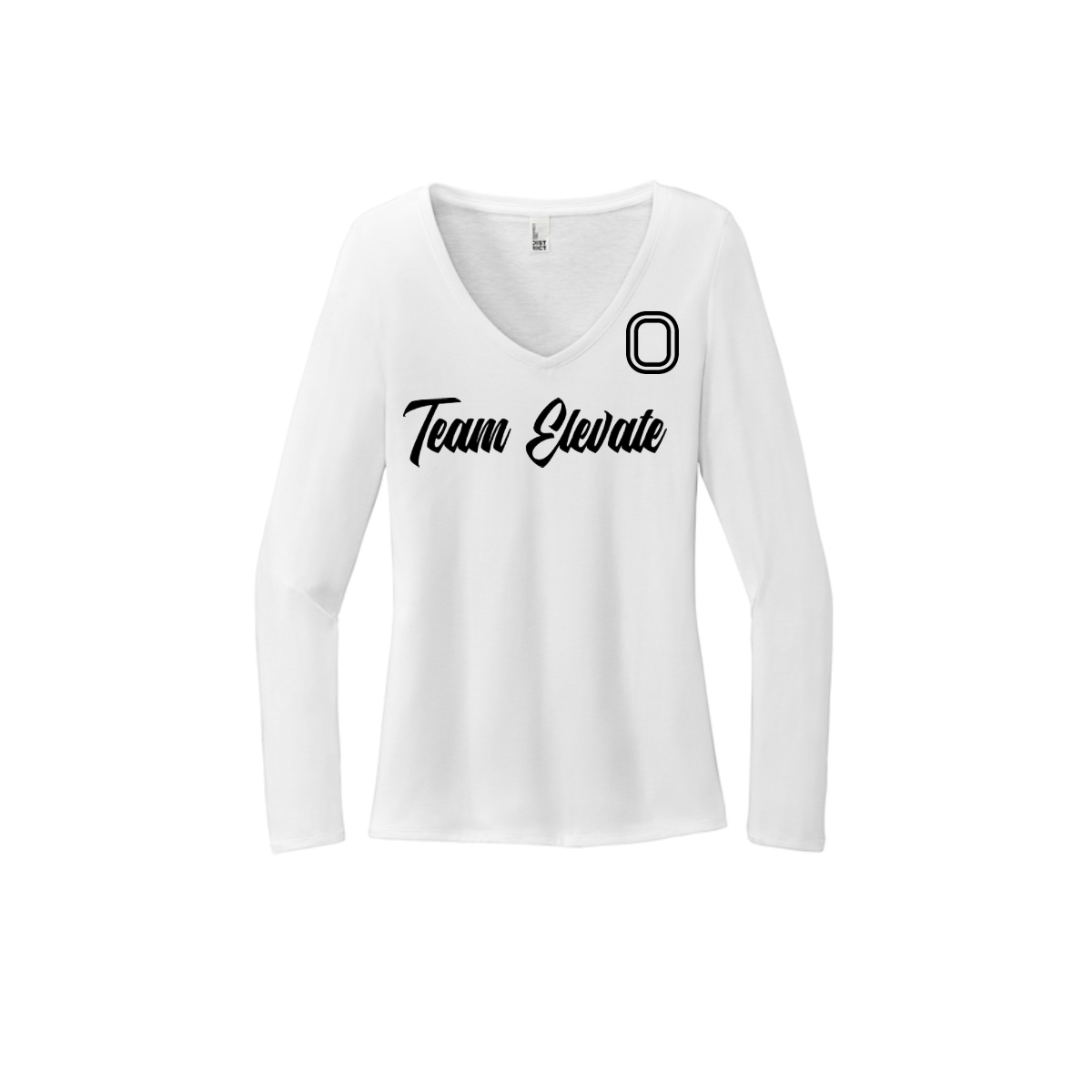 Women's Long Sleeve Tri-Blend V-Neck Tee