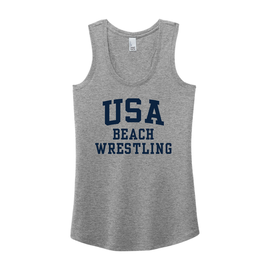 Women's USA Beach Wrestling Racerback Tank