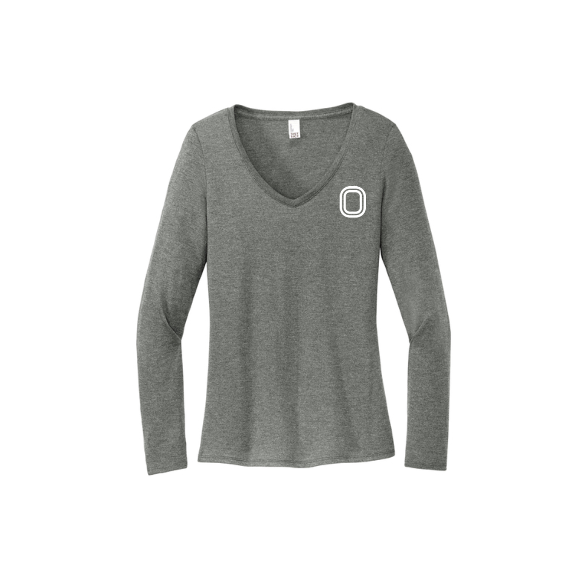 Women's Long Sleeve Tri-Blend V-Neck Tee