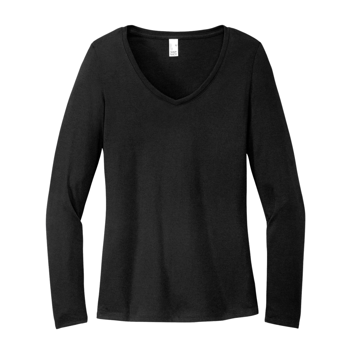Women's Long Sleeve Tri-Blend V-Neck Tee