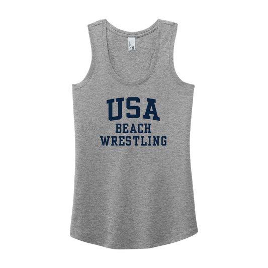 Women's USA Beach Wrestling Racerback Tank