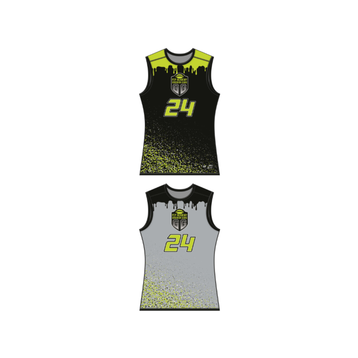 Reversible 7v7 Sleeveless Compression Jersey for Boys/Men