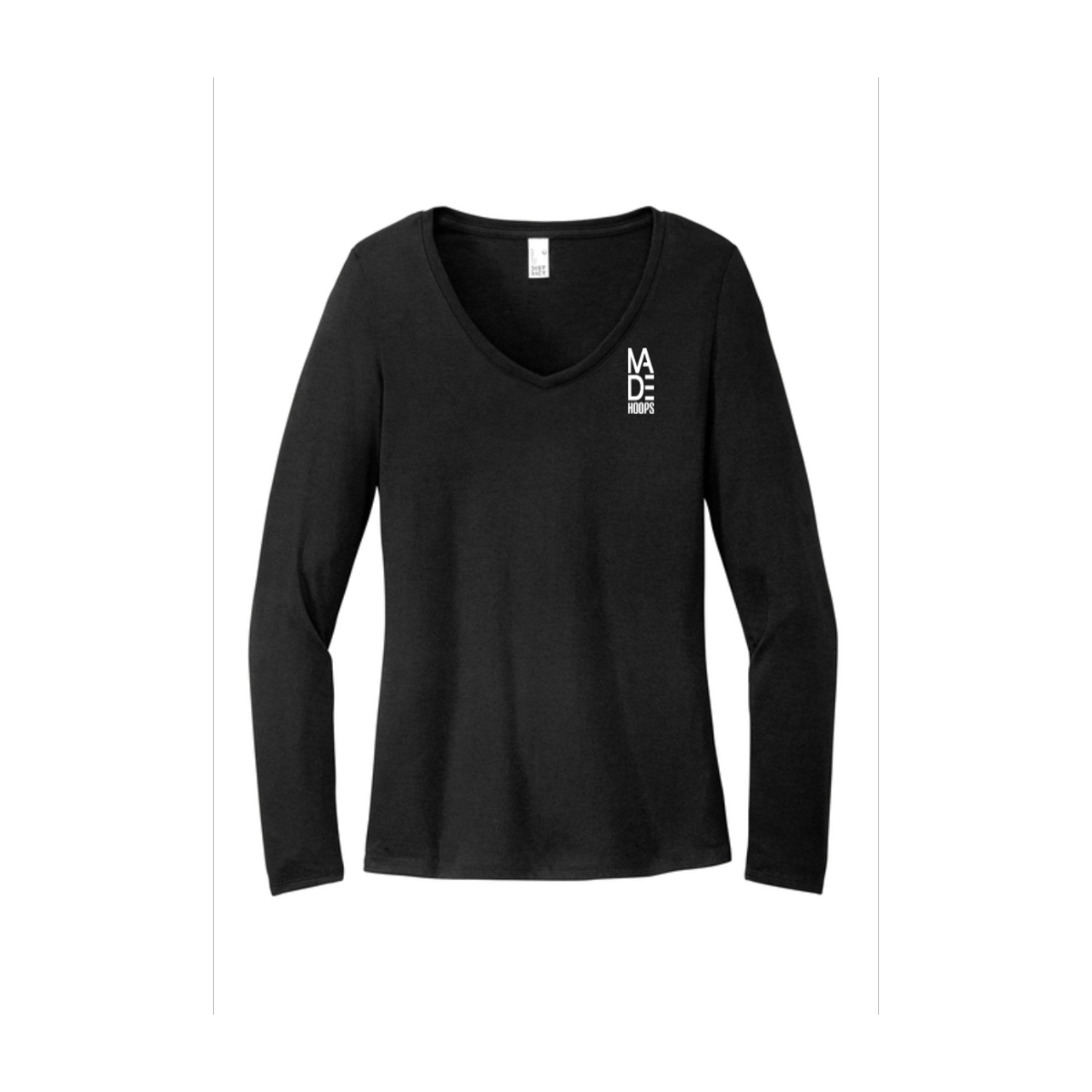 Women's Long Sleeve Tri-Blend V-Neck Tee