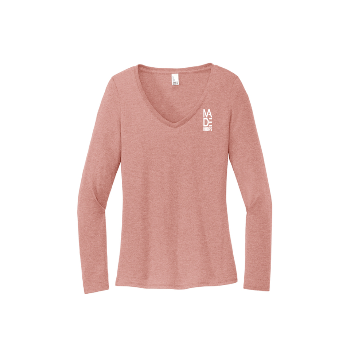 Women's Long Sleeve Tri-Blend V-Neck Tee