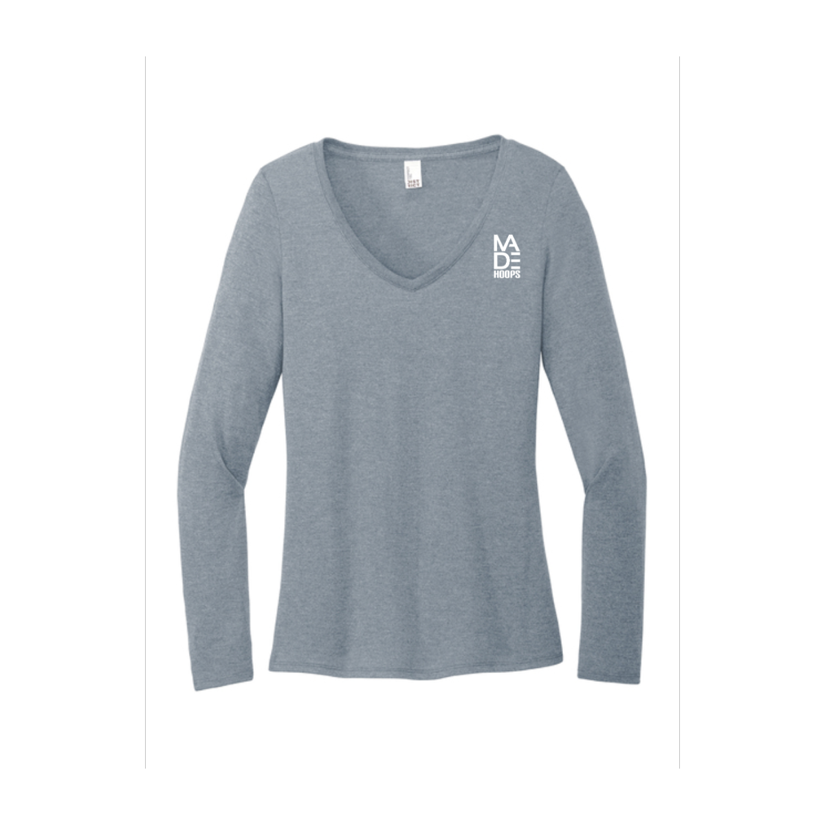 Women's Long Sleeve Tri-Blend V-Neck Tee