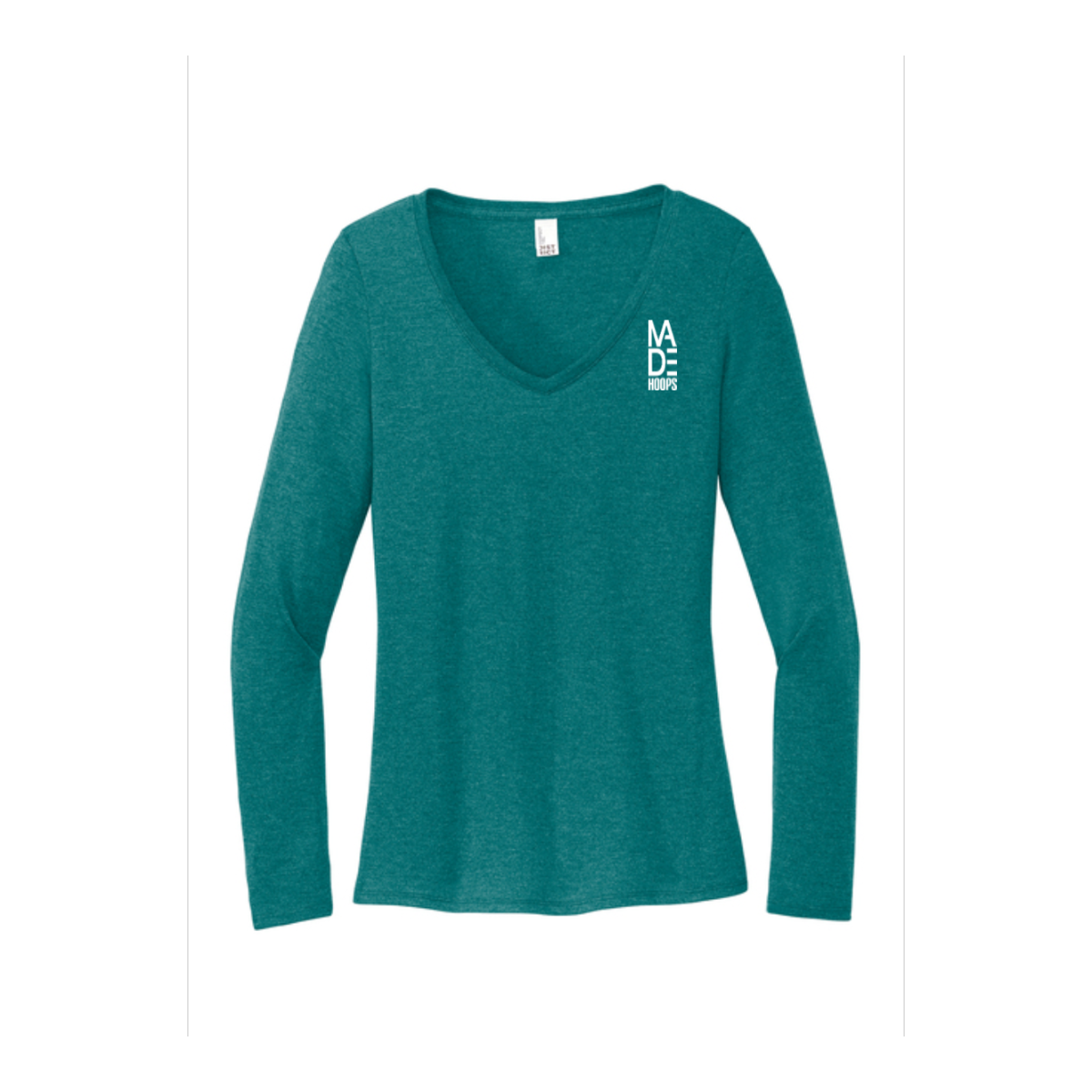 Women's Long Sleeve Tri-Blend V-Neck Tee