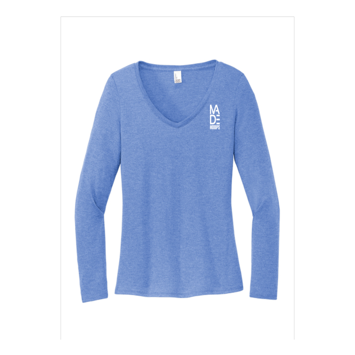 Women's Long Sleeve Tri-Blend V-Neck Tee