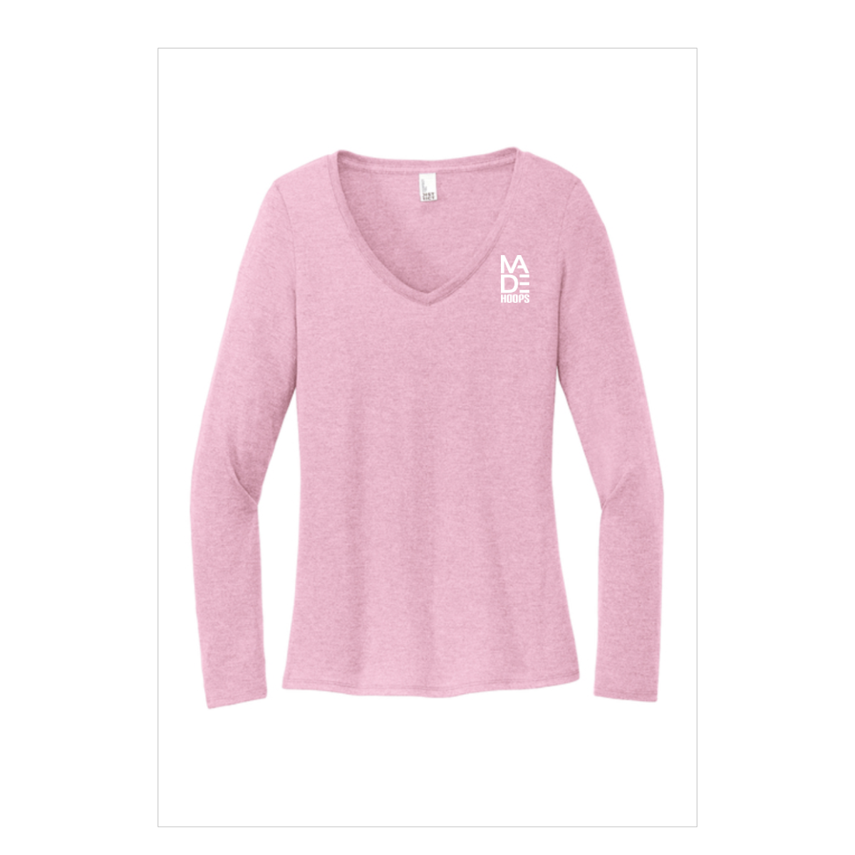 Women's Long Sleeve Tri-Blend V-Neck Tee