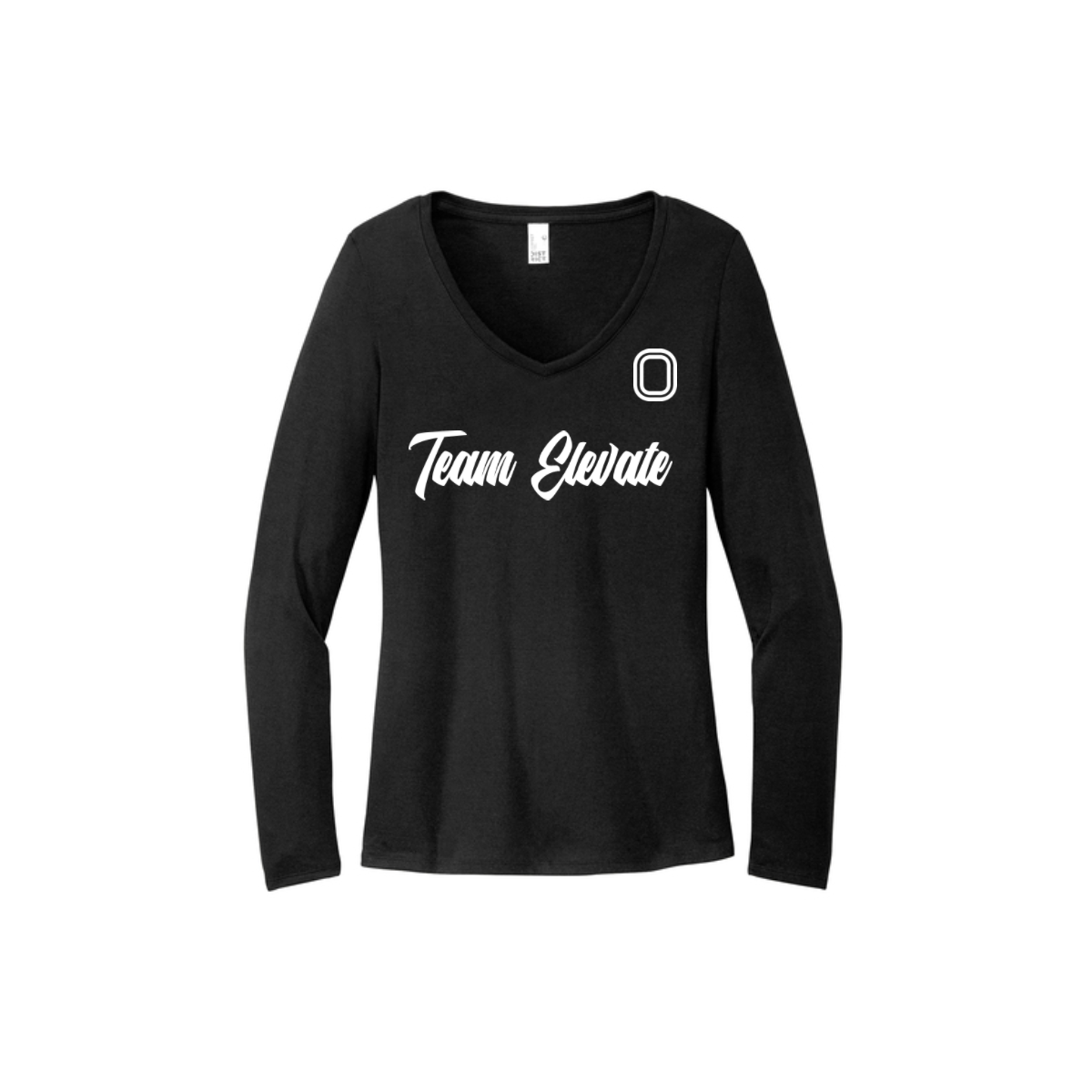 Women's Long Sleeve Tri-Blend V-Neck Tee