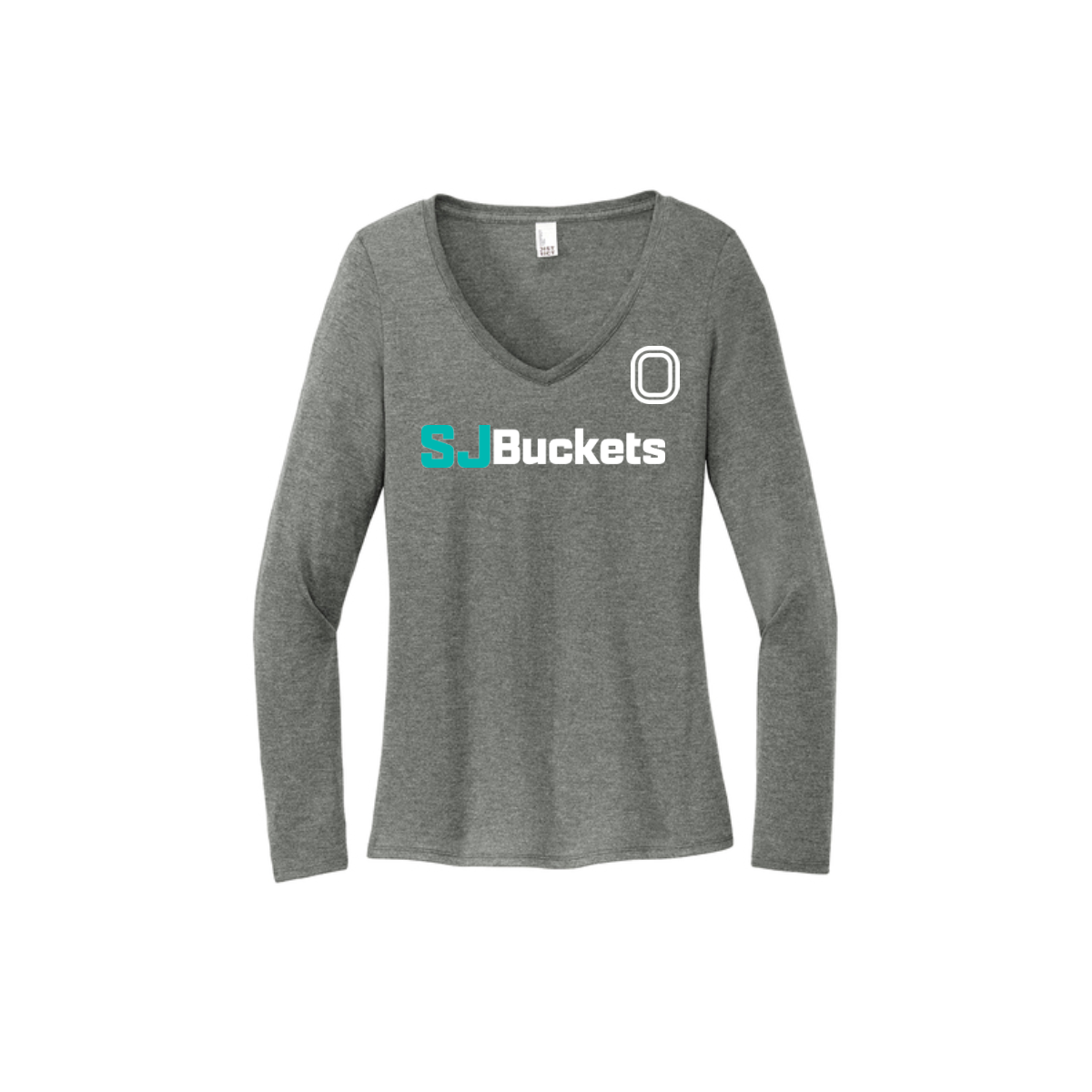Women's Long Sleeve Tri-Blend V-Neck Tee