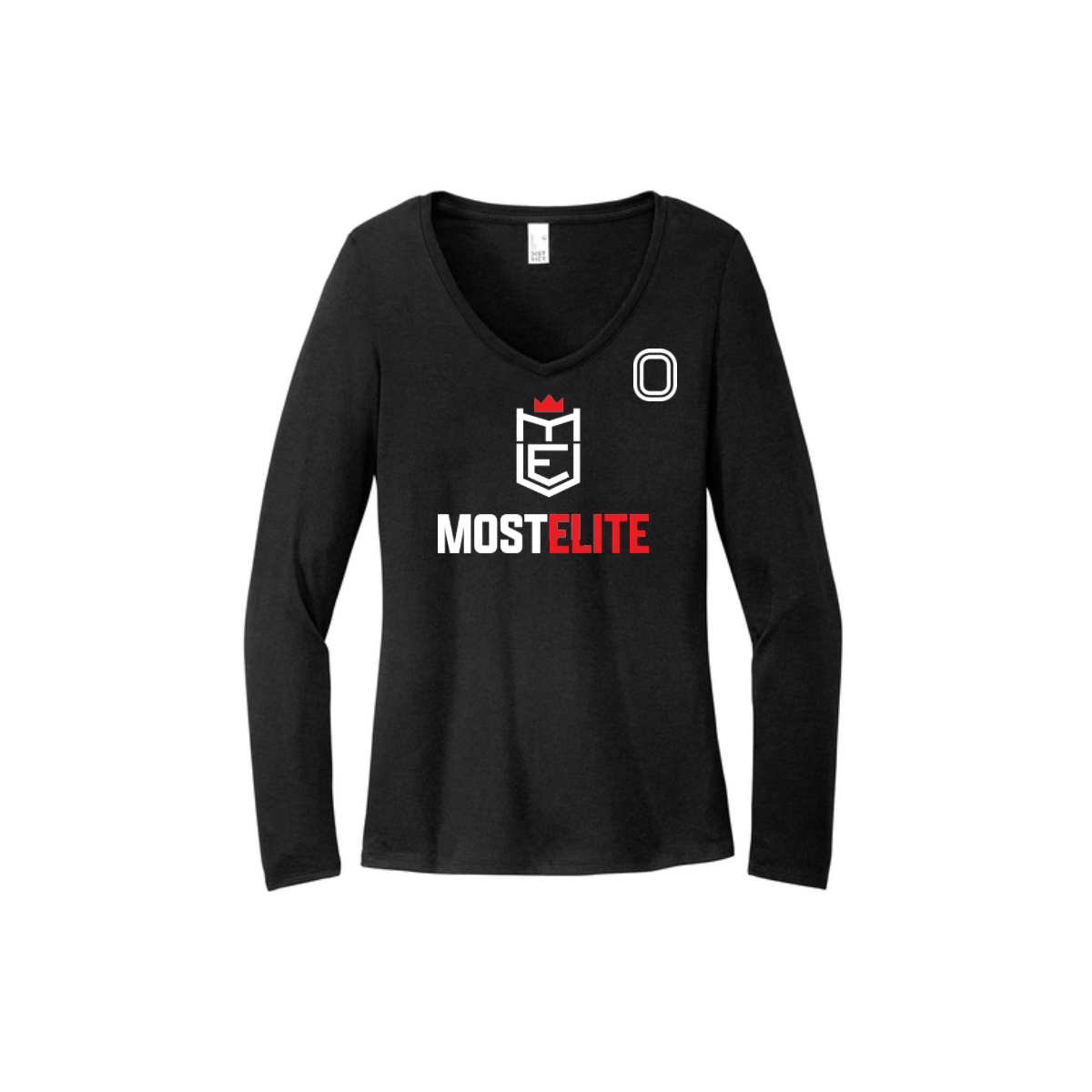 Women's Long Sleeve Tri-Blend V-Neck Tee