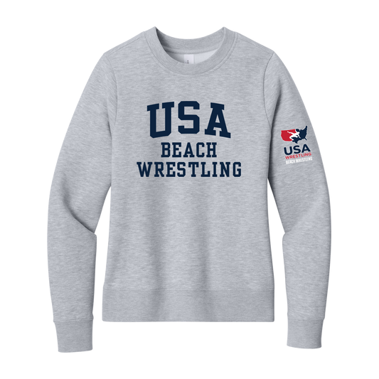 Women's USA Beach Wrestling Crew Sweatshirt