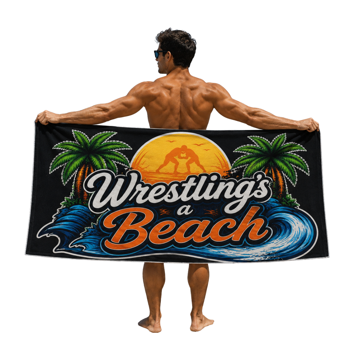 Beach Wrestling Towel