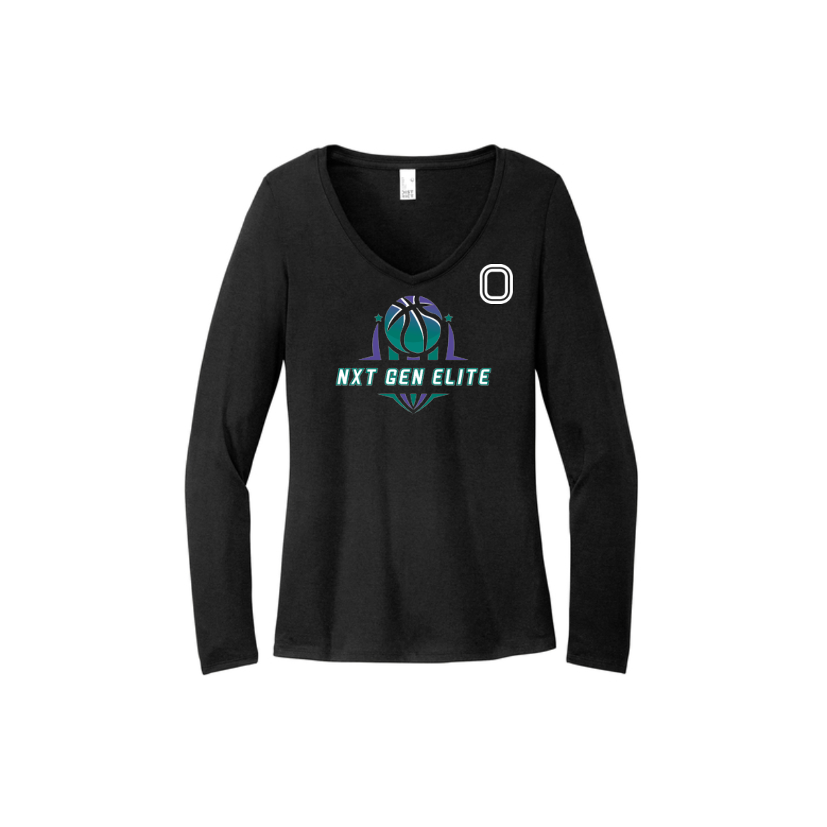 Women's Long Sleeve Tri-Blend V-Neck Tee