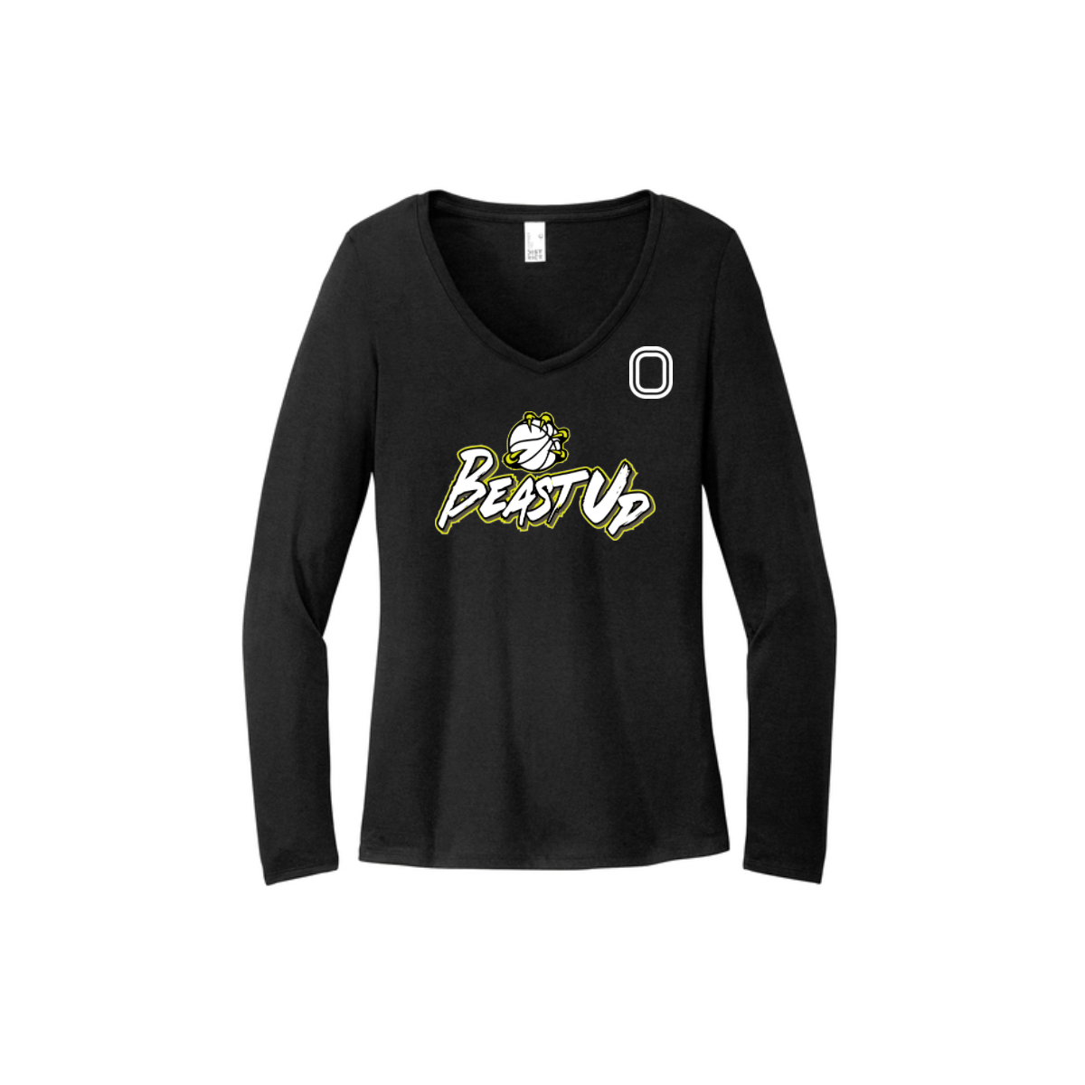 Women's Long Sleeve Tri-Blend V-Neck Tee