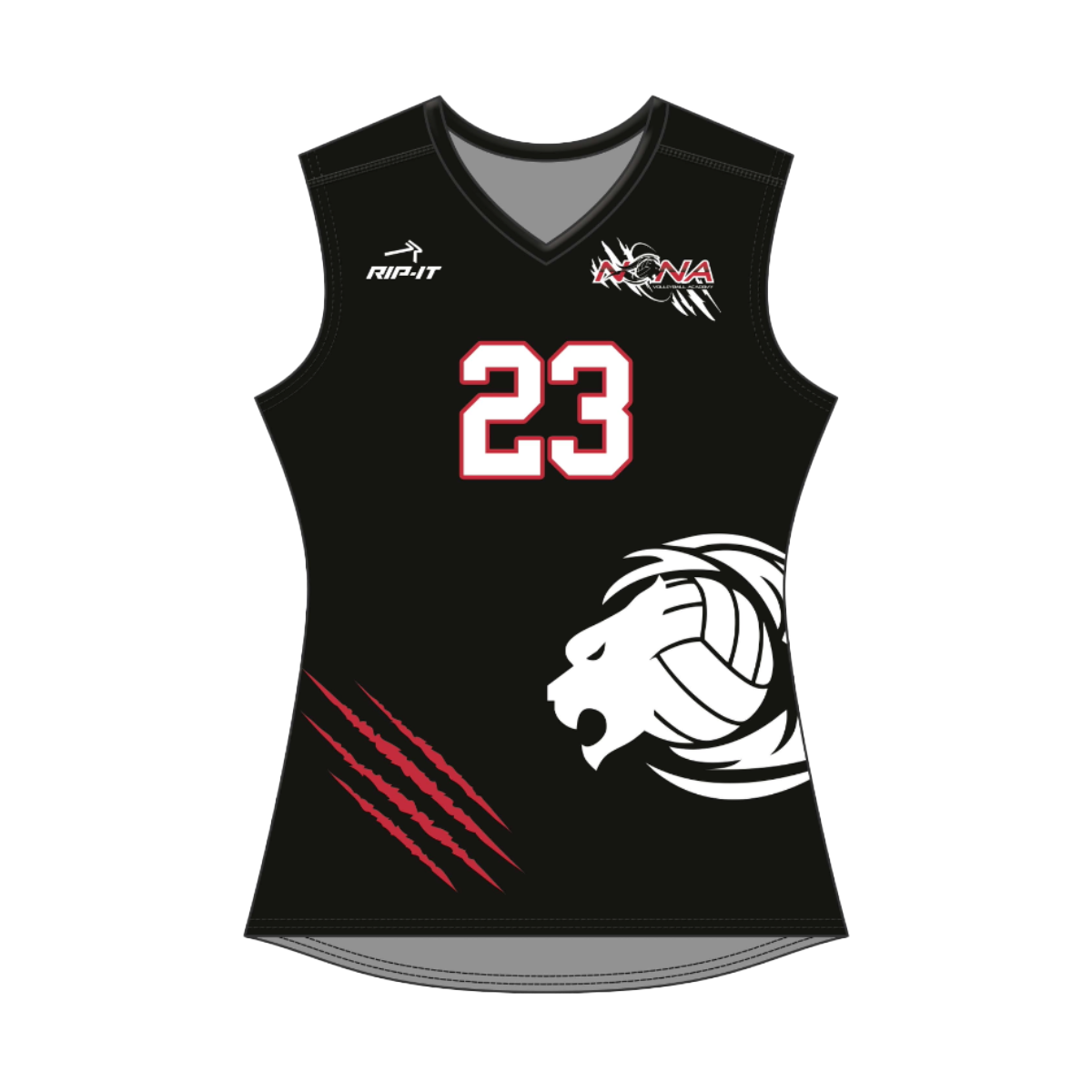 Black Volleyball Jersey