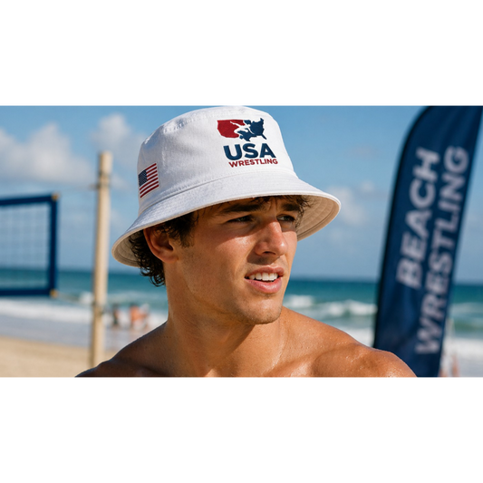 USA Beach Wrestling Bucket Hat