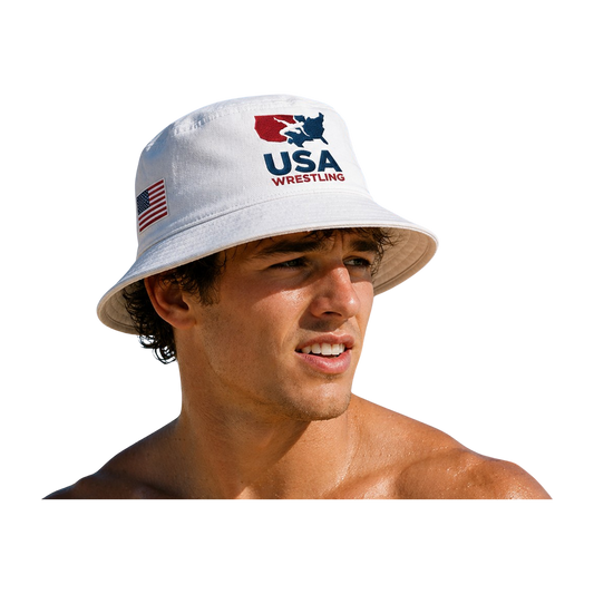 USA Beach Wrestling Bucket Hat